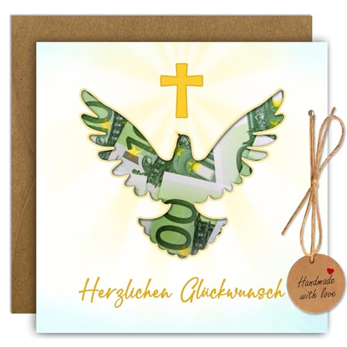 Luckeey Geldgeschenk Kommunion mit Umschlägen, Originelle Geschenke zur Kommunion Konfirmation Firmung, Geldgeschenke Verpackung Kommunionkarten Konfirmationskarten Luckeey Geldgeschenk Kommunion mit Umschlägen, Originelle Geschenke zur Kommunion Konfirmation Firmung, Geldgeschenke Verpackung Kommunionkarten Konfirmationskarten von Luckeey