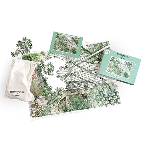 Print Club London x Luckies Barbican Conservatory Puzzle 500 Teile - Puzzle für Erwachsene - Garden Art Puzzle - Artist Edition Puzzle Lucille Clerc von Luckies of London