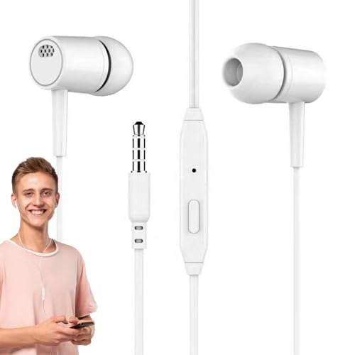 Luckxing Kabelgebundene In-Ear-Kopfhörer, In-Ear-Kopfhörer mit Geräuschisolierung | Geräuschisolierende Headsets,Eingebautes Mikrofon, 3,5-mm-Klinkenstecker, hochwertige Sound-Ohrhörer für PC, Luckxing Kabelgebundene In-Ear-Kopfhörer, In-Ear-Kopfhörer mit Geräuschisolierung | Geräuschisolierende Headsets,Eingebautes Mikrofon, 3,5-mm-Klinkenstecker, hochwertige Sound-Ohrhörer für PC, von Luckxing