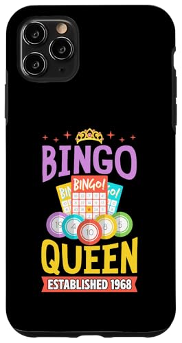 Bingo Queen gegründet 1968 Geburtsjahr Bingo Geburtstagsparty Hülle für iPhone 11 Pro Max Bingo Queen gegründet 1968 Geburtsjahr Bingo Geburtstagsparty Hülle für iPhone 11 Pro Max von Lucky Bingo Birthday Party Supplies for Grandma