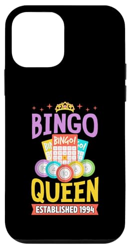 Bingo Queen gegründet 1994 Geburtsjahr Bingo Geburtstagsparty Hülle für iPhone 12 mini Bingo Queen gegründet 1994 Geburtsjahr Bingo Geburtstagsparty Hülle für iPhone 12 mini von Lucky Bingo Birthday Party Supplies for Grandma