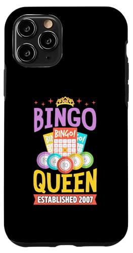 Bingo Queen gegründet 2007 Geburtsjahr Bingo Geburtstagsparty Hülle für iPhone 11 Pro Bingo Queen gegründet 2007 Geburtsjahr Bingo Geburtstagsparty Hülle für iPhone 11 Pro von Lucky Bingo Birthday Party Supplies for Grandma