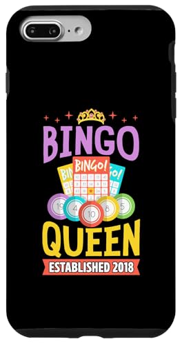 Bingo Queen gegründet 2018 Geburtsjahr Bingo Geburtstagsparty Hülle für iPhone 7 Plus/8 Plus Bingo Queen gegründet 2018 Geburtsjahr Bingo Geburtstagsparty Hülle für iPhone 7 Plus/8 Plus von Lucky Bingo Birthday Party Supplies for Grandma