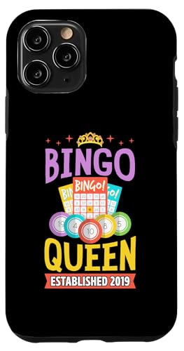 Bingo Queen gegründet 2019 Geburtsjahr Bingo Geburtstagsfeier Hülle für iPhone 11 Pro Bingo Queen gegründet 2019 Geburtsjahr Bingo Geburtstagsfeier Hülle für iPhone 11 Pro von Lucky Bingo Birthday Party Supplies for Grandma