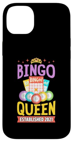 Bingo Queen gegründet 2021 Geburtsjahr Bingo Geburtstagsfeier Hülle für iPhone 14 Plus Bingo Queen gegründet 2021 Geburtsjahr Bingo Geburtstagsfeier Hülle für iPhone 14 Plus von Lucky Bingo Birthday Party Supplies for Grandma