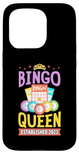 Bingo Queen gegründet 2023 Geburtsjahr Bingo Geburtstagsfeier Hülle für iPhone 15 Pro Bingo Queen gegründet 2023 Geburtsjahr Bingo Geburtstagsfeier Hülle für iPhone 15 Pro von Lucky Bingo Birthday Party Supplies for Grandma