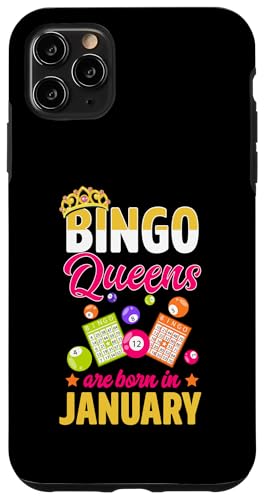 Bingo Queens Are Born In Januar Geburtsmonat Bingo Queen Hülle für iPhone 11 Pro Max Bingo Queens Are Born In Januar Geburtsmonat Bingo Queen Hülle für iPhone 11 Pro Max von Lucky Bingo Birthday Party Supplies for Grandma