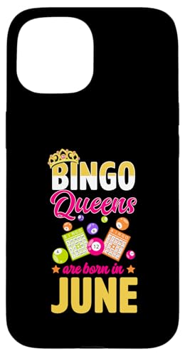 Bingo Queens Are Born In Juni Birth Month Bingo Queen Hülle für iPhone 15 Bingo Queens Are Born In Juni Birth Month Bingo Queen Hülle für iPhone 15 von Lucky Bingo Birthday Party Supplies for Grandma