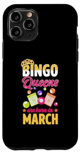 Bingo Queens Are Born In März Geburtsmonat Bingo Queen Hülle für iPhone 11 Pro Bingo Queens Are Born In März Geburtsmonat Bingo Queen Hülle für iPhone 11 Pro von Lucky Bingo Birthday Party Supplies for Grandma