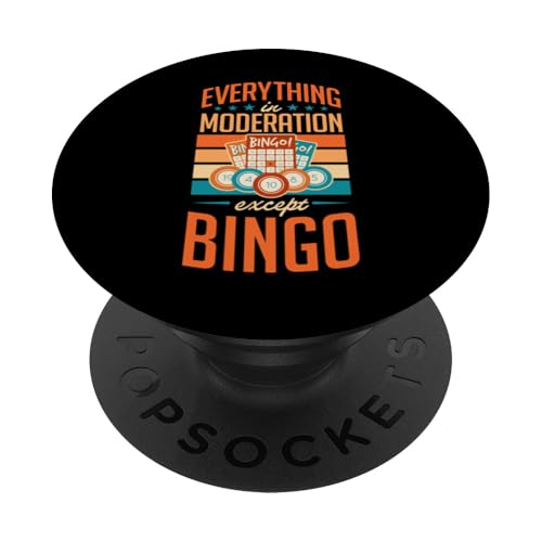 Alles in Maßen außer Bingo PopSockets Klebender PopGrip von Lucky Bingo Squad Merch for Senior Bingo Night