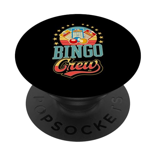 Bingo Crew Matching Group Bingo Squad PopSockets Klebender PopGrip von Lucky Bingo Squad Merch for Senior Bingo Night