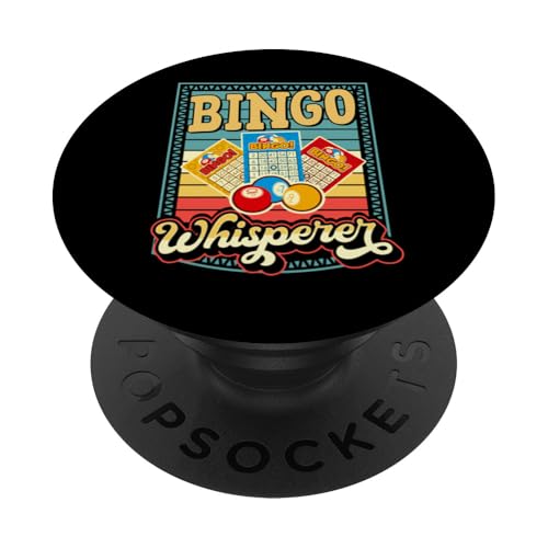 Bingo-Flüsterer PopSockets Klebender PopGrip von Lucky Bingo Squad Merch for Senior Bingo Night