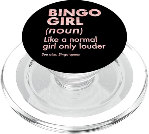 Bingo-Girl-Definition Wie ein normales Mädchen nur lauter PopSockets PopGrip für MagSafe von Lucky Bingo Squad Merch for Senior Bingo Night