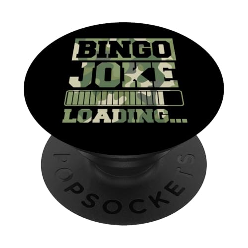 Bingo Joke Ladestange PopSockets Klebender PopGrip von Lucky Bingo Squad Merch for Senior Bingo Night