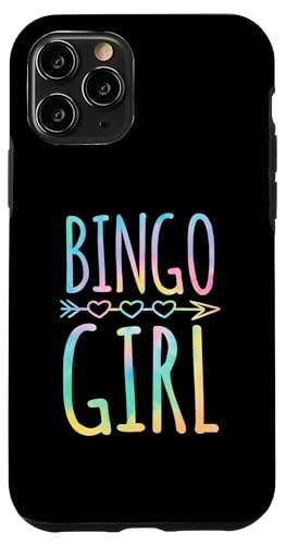 Bingo-Mädchen mit böhmischen Stil Herz Pfeil Grafik Hülle für iPhone 11 Pro von Lucky Bingo Squad Merch for Senior Bingo Night