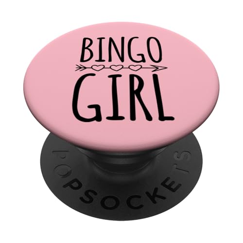 Bingo-Mädchen mit böhmischen Stil Herz Pfeil Grafik PopSockets Klebender PopGrip von Lucky Bingo Squad Merch for Senior Bingo Night