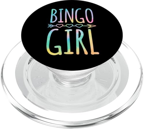 Bingo-Mädchen mit böhmischen Stil Herz Pfeil Grafik PopSockets PopGrip für MagSafe von Lucky Bingo Squad Merch for Senior Bingo Night