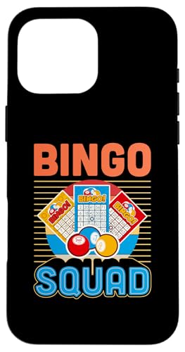 Bingo Squad Passende Bingo-Gruppe im Retro-Stil Hülle für iPhone 16 Pro Max von Lucky Bingo Squad Merch for Senior Bingo Night
