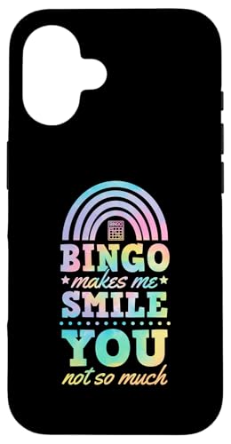 Bingo bringt mich zum Lächeln Du bist nicht so sehr Bohemian Rainbow Happy Hülle für iPhone 16 von Lucky Bingo Squad Merch for Senior Bingo Night