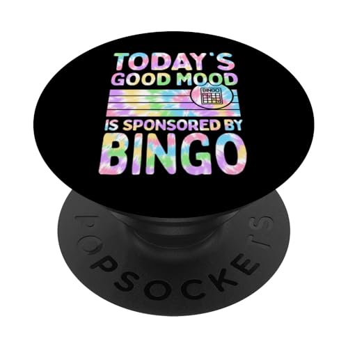 Die heutige gute Laune wird von Bingo gesponsert PopSockets Klebender PopGrip Die heutige gute Laune wird von Bingo gesponsert PopSockets Klebender PopGrip von Lucky Bingo Squad Merch for Senior Bingo Night