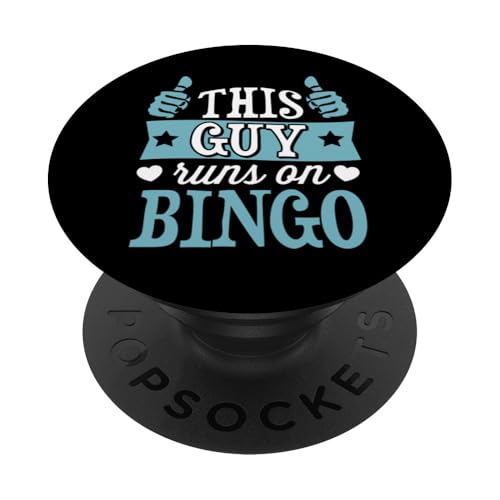 Dieser Typ läuft auf Bingo PopSockets Klebender PopGrip von Lucky Bingo Squad Merch for Senior Bingo Night
