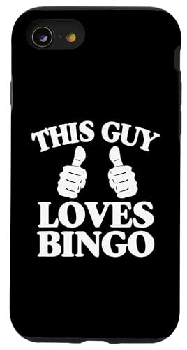 Dieser Typ liebt Bingo Two Thumbs Hülle für iPhone SE (2020) / 7 / 8 von Lucky Bingo Squad Merch for Senior Bingo Night