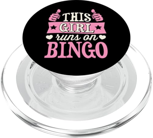 Dieses Mädchen läuft auf Bingo PopSockets PopGrip für MagSafe von Lucky Bingo Squad Merch for Senior Bingo Night
