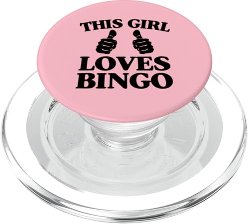 Dieses Mädchen liebt Bingo Two Thumbs PopSockets PopGrip für MagSafe von Lucky Bingo Squad Merch for Senior Bingo Night
