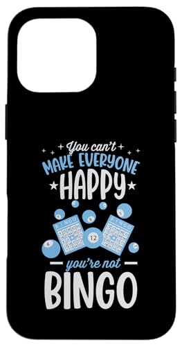 Du kannst nicht alle glücklich machen, du bist kein Bingo Hülle für iPhone 16 Pro Max von Lucky Bingo Squad Merch for Senior Bingo Night
