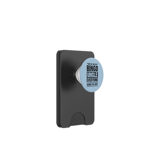 Ich bin der Bingo-Onkel, vor dem dich alle gewarnt haben PopSockets PopWallet für MagSafe von Lucky Bingo Squad Merch for Senior Bingo Night