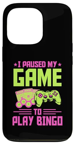 Ich habe mein Spiel unterbrochen, um Bingo Introvert Gamer zu spielen Hülle für iPhone 13 Pro von Lucky Bingo Squad Merch for Senior Bingo Night