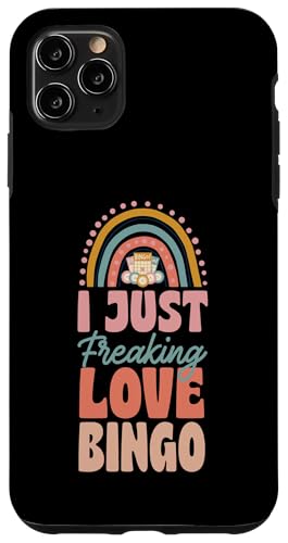 Ich liebe einfach Bingo Bohemian Rainbow Trendy Boho Hülle für iPhone 11 Pro Max von Lucky Bingo Squad Merch for Senior Bingo Night
