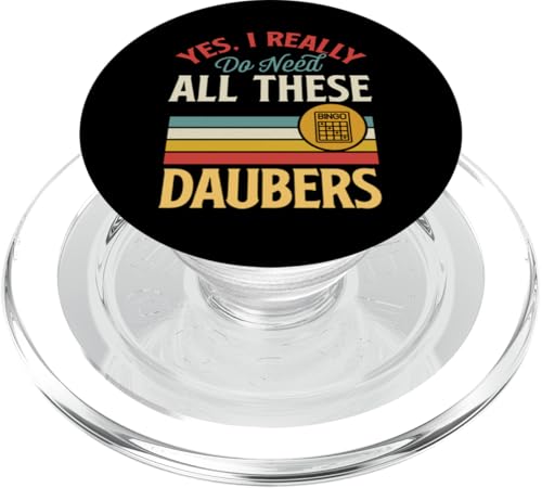 Ja, ich brauche wirklich all diese Daubers Bingo PopSockets PopGrip für MagSafe Ja, ich brauche wirklich all diese Daubers Bingo PopSockets PopGrip für MagSafe von Lucky Bingo Squad Merch for Senior Bingo Night