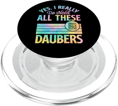 Ja, ich brauche wirklich all diese Daubers Bingo PopSockets PopGrip für MagSafe Ja, ich brauche wirklich all diese Daubers Bingo PopSockets PopGrip für MagSafe von Lucky Bingo Squad Merch for Senior Bingo Night