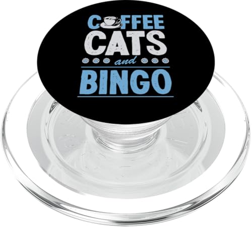 Kaffeekatzen und Bingo PopSockets PopGrip für MagSafe von Lucky Bingo Squad Merch for Senior Bingo Night