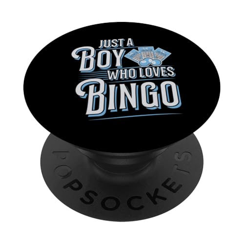 Nur ein Junge, der Bingo liebt PopSockets Klebender PopGrip von Lucky Bingo Squad Merch for Senior Bingo Night