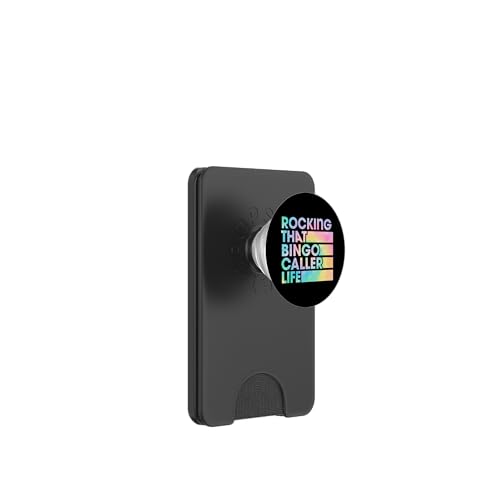 Rocking That Bingo Caller Life im Retro-Vintage-Stil PopSockets PopWallet für MagSafe Rocking That Bingo Caller Life im Retro-Vintage-Stil PopSockets PopWallet für MagSafe von Lucky Bingo Squad Merch for Senior Bingo Night