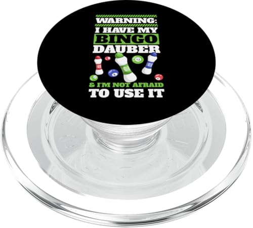 Warnung Ich habe meinen Bingo-Dauber und habe keine Angst, ihn zu benutzen PopSockets PopGrip für MagSafe Warnung Ich habe meinen Bingo-Dauber und habe keine Angst, ihn zu benutzen PopSockets PopGrip für MagSafe von Lucky Bingo Squad Merch for Senior Bingo Night