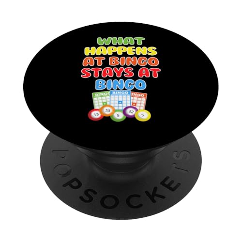 Was bei Bingo passiert, bleibt bei Bingo PopSockets Klebender PopGrip von Lucky Bingo Squad Merch for Senior Bingo Night