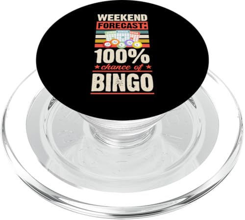 Wochenendprognose 100 Prozent Chance Of Bingo PopSockets PopGrip für MagSafe Wochenendprognose 100 Prozent Chance Of Bingo PopSockets PopGrip für MagSafe von Lucky Bingo Squad Merch for Senior Bingo Night