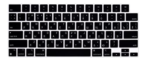 Lucocia Tastatur-Abdeckung, für MacBook Air 13,6 Zoll mit M2-Chip A2681 A2941 2023 & MacBook Pro 14 Zoll A2442 M1 Pro/Max & MacBook Pro 16 Zoll A2485 2021 2022 A2991 A2992, wasserdichter Silikonschutz von Lucocia