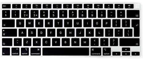 Tastaturhülle für MacBook Air 13 Zoll 2020 mit Retina Display und Touch ID (Model A2179 und A2337 Chip M1) Schutz für Zubehör für Tastatur, Layout EU von Lucocia