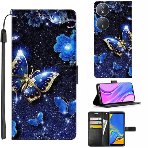 Hülle Kompatibel mit Honor Play 50 Plus 5G Hülle Case Handyhülle Schutzhülle, Leder Flip Wallet Pouch, Magnetische Schutzklappe PA-30 von Lucyliy