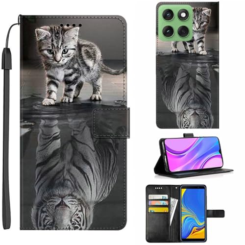 Hülle Kompatibel mit Motorola Edge 60 Pro Hülle Case Handyhülle Schutzhülle, Leder Flip Wallet Pouch, Magnetische Schutzklappe PB-02 Hülle Kompatibel mit Motorola Edge 60 Pro Hülle Case Handyhülle Schutzhülle, Leder Flip Wallet Pouch, Magnetische Schutzklappe PB-02 von Lucyliy