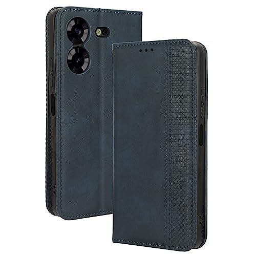 Lucyliy hülle Für Tenco Pova 5, Schützendes PU-Leder-Etui mit Kartenschlitzen und Halterfunktion für Tenco Pova 5 Blau Lucyliy hülle Für Tenco Pova 5, Schützendes PU-Leder-Etui mit Kartenschlitzen und Halterfunktion für Tenco Pova 5 Blau von Lucyliy