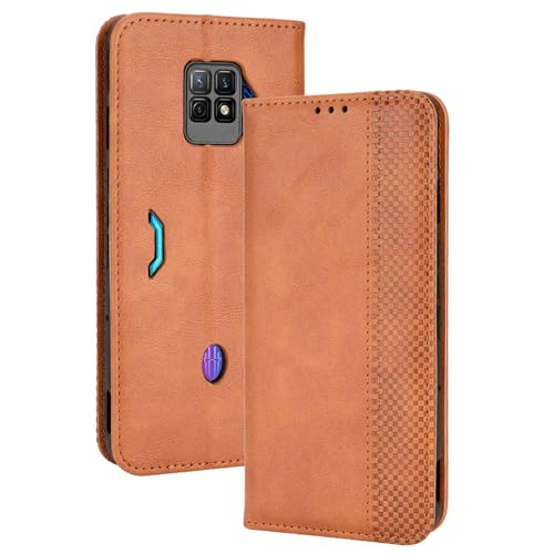 Lucyliy hülle Für ZTE Nubia Rot Magic7 Pro, Schützendes PU-Leder-Etui mit Kartenschlitzen und Halterfunktion für ZTE Nubia Rot Magic7 Pro Braun Lucyliy hülle Für ZTE Nubia Rot Magic7 Pro, Schützendes PU-Leder-Etui mit Kartenschlitzen und Halterfunktion für ZTE Nubia Rot Magic7 Pro Braun von Lucyliy