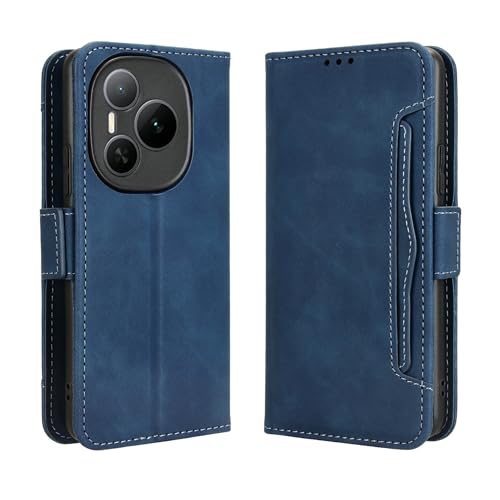 hülle Für Honor Power 5G Handyhülle, Kompatibel mit Honor Power 5G DVD-AN00 Hülle Case Handyhülle Schutzhülle PU Leder Flip Abdeckung Blau von Lucyliy