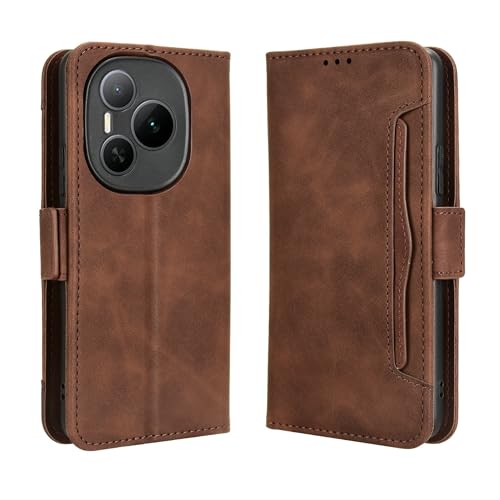 hülle Für Honor Power 5G Handyhülle, Kompatibel mit Honor Power 5G DVD-AN00 Hülle Case Handyhülle Schutzhülle PU Leder Flip Abdeckung Braun von Lucyliy