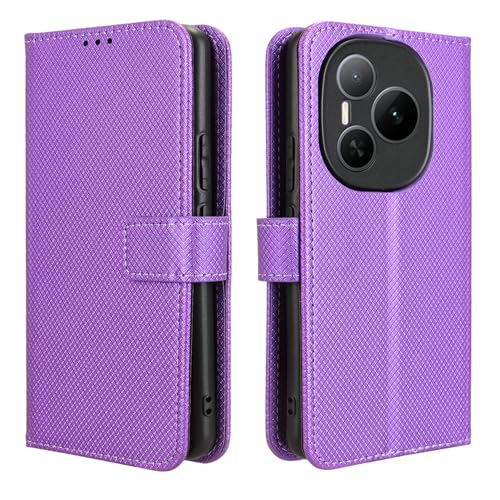 hülle Für Honor Power 5G Handyhülle, Kompatibel mit Honor Power 5G DVD-AN00 Hülle Case Handyhülle Schutzhülle PU Leder Flip Abdeckung Violett von Lucyliy