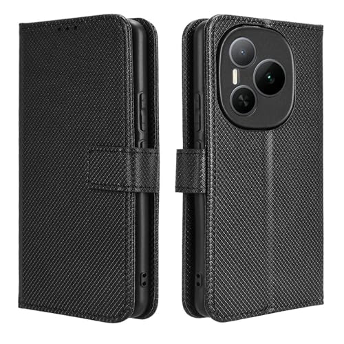 hülle Für Honor Power 5G Handyhülle, Kompatibel mit Honor Power 5G DVD-AN00 Hülle Case Handyhülle Schutzhülle PU Leder Flip Abdeckung schwarz von Lucyliy